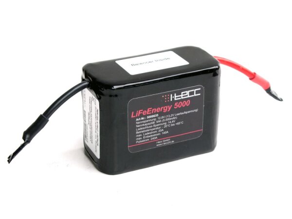 LiFePo4 Motorrad Starterbatterie 5000mAh (Ersetzt eine 10-14Ah Bleibatterie)