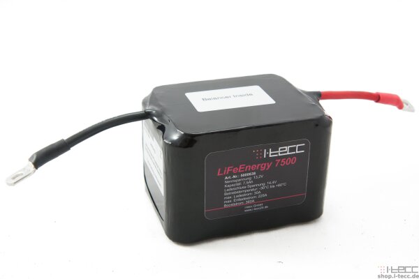 LiFePo4 Motorrad Starterbatterie 7500mAh (Ersetzt eine 14-20Ah Bleibatterie)
