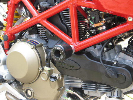 GSG Sturzpad Satz für Ducati Hypermotard 1100  07-