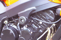 GSG Sturzpad Satz für Triumph TT 600 Speed Four 03-