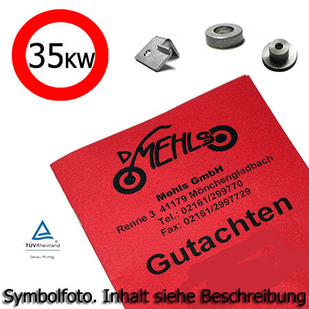 Drossel / Leistungsreduzierung für Yamaha FZR 600 auf 35kw