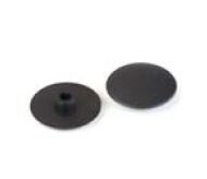 2 Abdeckkappen für Schraube VARIO-Platten schwarz