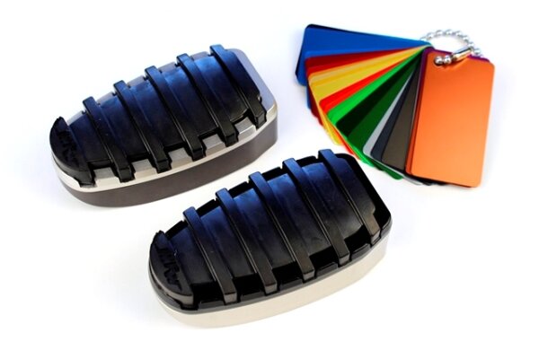 Gummieinlagen für Komfort Fußrasten