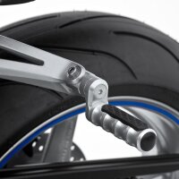 Verstellbare Vario-Fußrasten für den Sozius - passend für Ducati Hypermotard 950/SP Typ BD 2020-