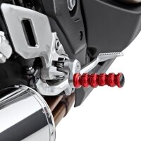 Verstellbare Vario-Fußrasten für den Sozius - passend für Yamaha FZ 8 Typ RN25 2010-2012