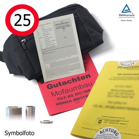 Mechanischer Drosselsatz für CPI Oliver City 2 - Mofa Drossel auf 25 km/h